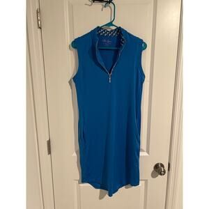 LILLIE GREEN sports blue dress size small